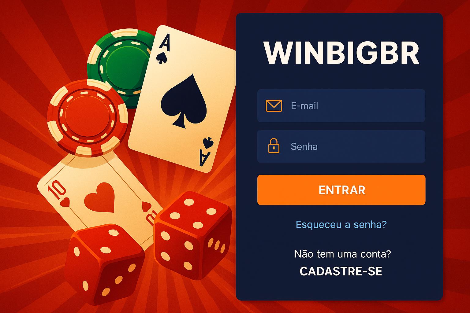 Criar uma nova Conta no plataforma WINBIGBR